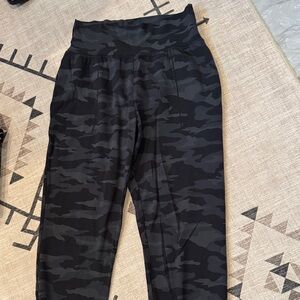 Athleta Black Camouflage Joggers